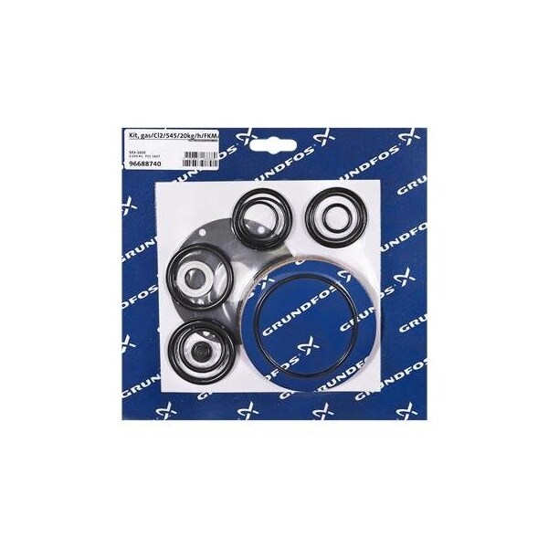 Pump Repair Parts- Kit, gas/Cl2/545/20kg/h/FKM/PTFE, Dosing Pumps.